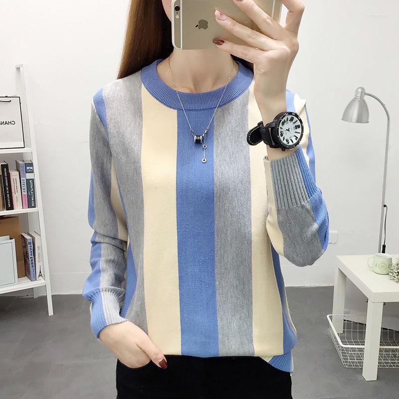 Women' Sweaters Spring Summer Style Women Knitted Pullover Sweater Lady Casual Long Sleeve Striped Printed Outwear Tops ZZ0926
Women' Sweaters Spring Summer Style Women Knitted Pullover Sweater Lady Casual Long Sleeve Striped Printed Outwear Tops ZZ0926