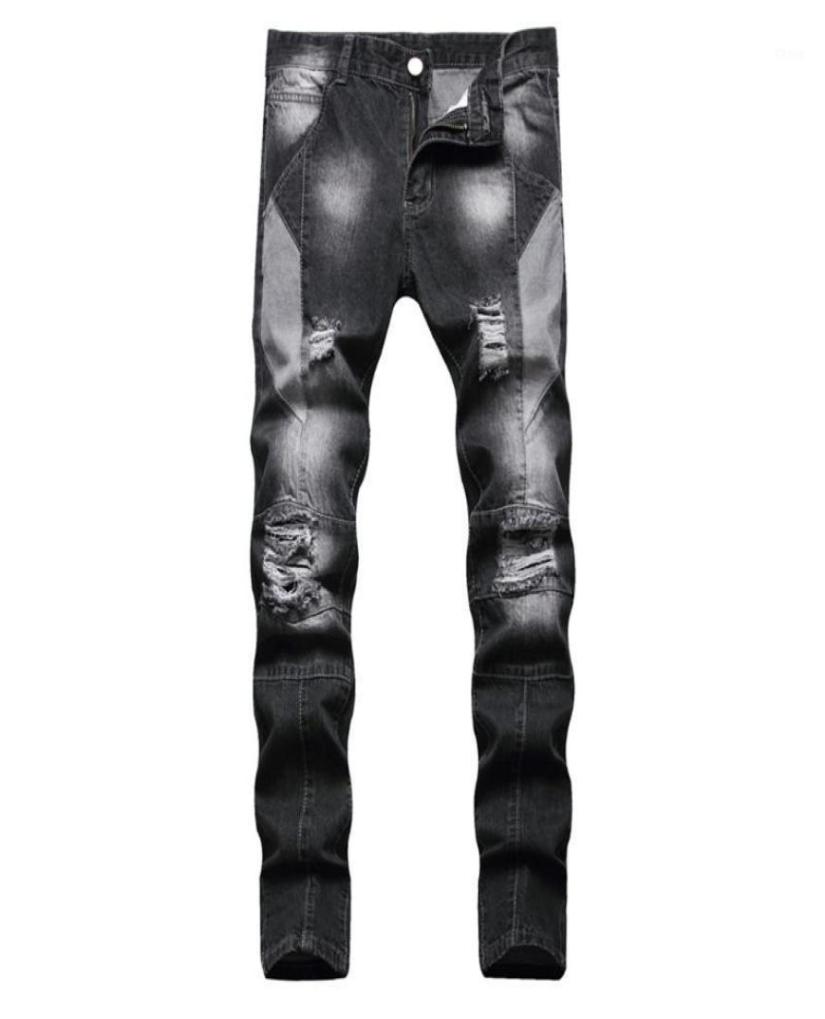 Men039s Jeans Men Patchwork Holes Ripped Denim Trendy Gray Black Spliced Cotton Pants Middle Waist TrousersMen039s2947546
Men039s Jeans Men Patchwork Holes Ripped Denim Trendy Gray Black Spliced Cotton Pants Middle Waist TrousersMen039s2947546