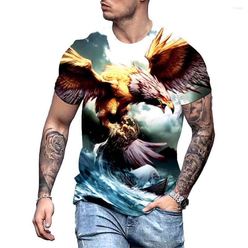 Men's T Shirts Summer Men's Hip Hop T-Shirts 3D Eagle Pattern Print Tee Vintage Trend Short Sleeve Casual O-neck Oversized Pullover, A01-sm00674 
Men's T Shirts Summer Men's Hip Hop T-Shirts 3D Eagle Pattern Print Tee Vintage Trend Short Sleeve Casual O-neck Oversized Pullover, A01-sm00674