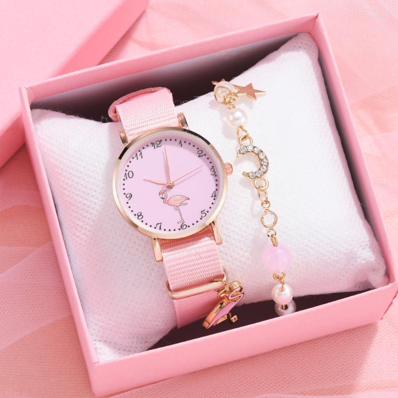 Wristwatches Fashion Girl Women Watch Cartoon Flowers Pink Ladies Bracelet Set Cute Student Quartz Montre Femme Zegarek DamskiWristwatches I, 1pc watch h
Wristwatches Fashion Girl Women Watch Cartoon Flowers Pink Ladies Bracelet Set Cute Student Quartz Montre Femme Zegarek DamskiWristwatches I, 1pc watch h