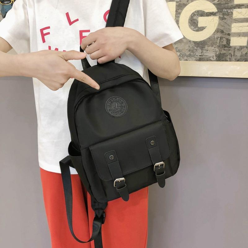School Bags Women Backpacks Casual High For Teenage Girls Travel Rucksack College Student Backpack Simple Solid Color, Black
School Bags Women Backpacks Casual High For Teenage Girls Travel Rucksack College Student Backpack Simple Solid Color, Black