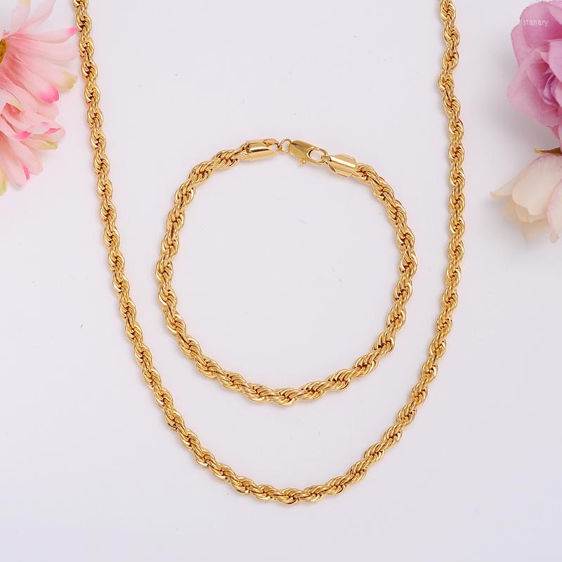 Necklace Earrings Set Bangrui Trendy Rope Chain Wholesale Yellow Color 5MM Width Bracelet Men, Picture shown
Necklace Earrings Set Bangrui Trendy Rope Chain Wholesale Yellow Color 5MM Width Bracelet Men, Picture shown