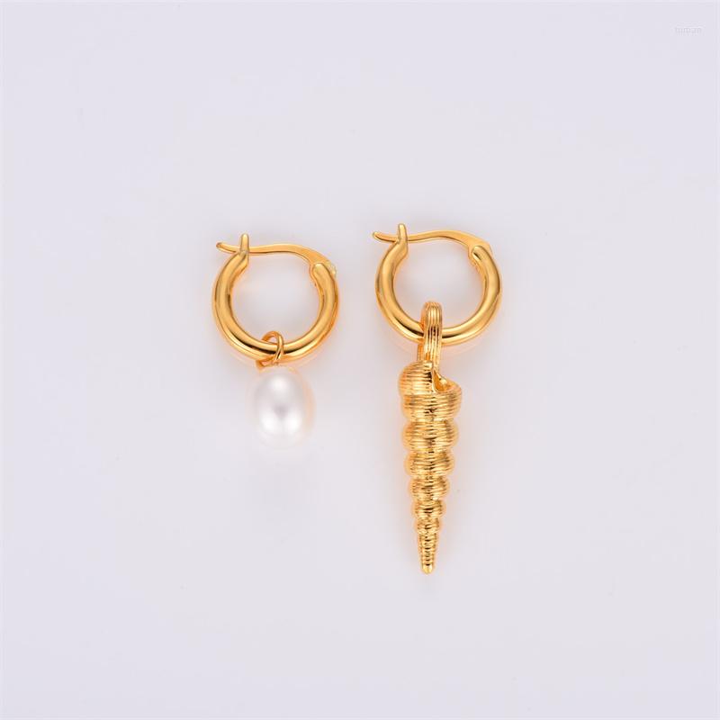 Dangle Earrings Ins Style Niche Design Asymmetric Spiral Hoop Natural Freshwater Pearls High-End Exquisite Fashion French Jewelry
Dangle Earrings Ins Style Niche Design Asymmetric Spiral Hoop Natural Freshwater Pearls High-End Exquisite Fashion French Jewelry
