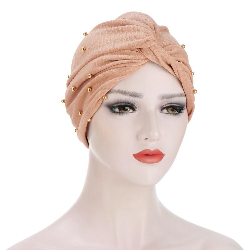 Beanies Beanie/Skull Caps Women Bonnets Multifunction Nail Bead Pressing Shaft Twist Headband Hat Turban Muslim 212, Black
Beanies Beanie/Skull Caps Women Bonnets Multifunction Nail Bead Pressing Shaft Twist Headband Hat Turban Muslim 212, Black
