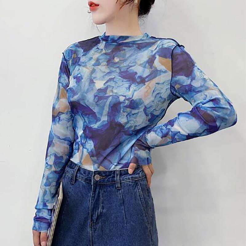 Women' T Shirts 2023 Gothic Blue Pachtwork Mesh Sheer E-girl Graphic 90s Vintage Women Long Sleeve Slim Fit Crop Top Harajuku Streetwear
Women' T Shirts 2023 Gothic Blue Pachtwork Mesh Sheer E-girl Graphic 90s Vintage Women Long Sleeve Slim Fit Crop Top Harajuku Streetwear