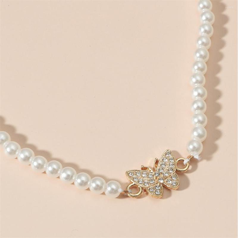 Chains Vintage Pearl Butterfly Tie Pendant Necklaces For Women Choker Fashion Elegant Necklace Clavicle Chain Accessories Jewelry Gifts
Chains Vintage Pearl Butterfly Tie Pendant Necklaces For Women Choker Fashion Elegant Necklace Clavicle Chain Accessories Jewelry Gifts