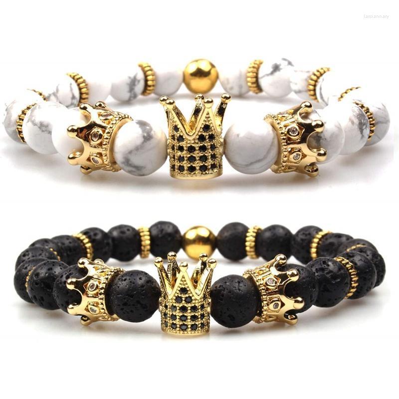 Strand Beaded Strands Crown Bead Bracelet King&Queen Luxury Charm Couple Jewelry Xmas Gift For Women MenBeaded Lars22
Strand Beaded Strands Crown Bead Bracelet King&Queen Luxury Charm Couple Jewelry Xmas Gift For Women MenBeaded Lars22