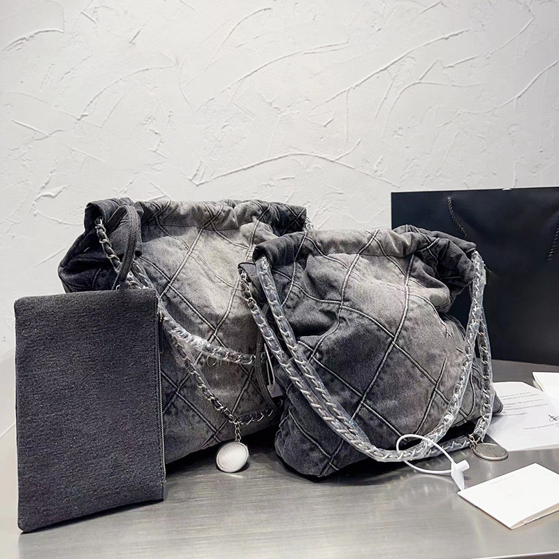 Channel 22 Denim Grand Shopping Bag Tote Travel Designer Woman Sling Body Bag Most Expensive Handbag With Silver Chain Gabrielle Quilted, Blue denim fabric
Channel 22 Denim Grand Shopping Bag Tote Travel Designer Woman Sling Body Bag Most Expensive Handbag With Silver Chain Gabrielle Quilted, Blue denim fabric