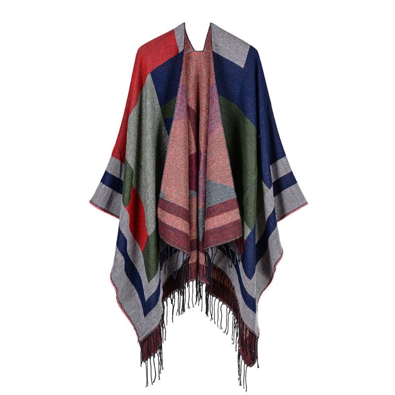 Scarves Jacquard Geometric Women Cape Coat Fringe Poncho Coats Bohemian Ladies Tassel Shawl Scarf Pashmina
Scarves Jacquard Geometric Women Cape Coat Fringe Poncho Coats Bohemian Ladies Tassel Shawl Scarf Pashmina