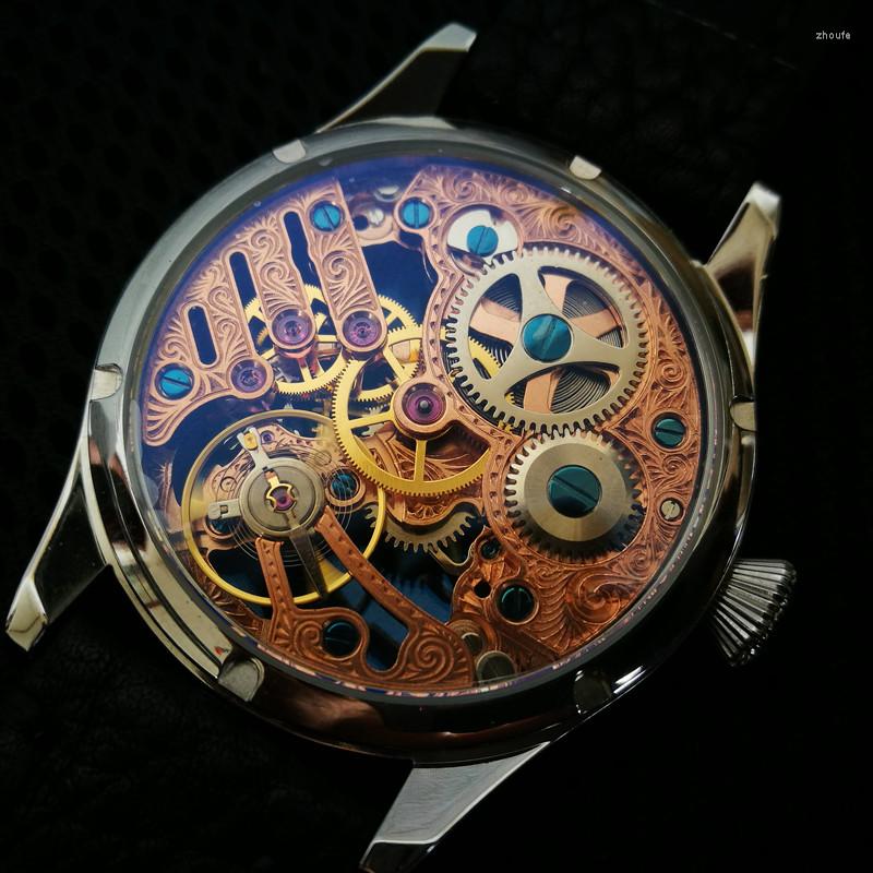 Wristwatches Watch Hand Manual Winding Skeleton Watches Retro Punk For Men, Silver movement
Wristwatches Watch Hand Manual Winding Skeleton Watches Retro Punk For Men, Silver movement