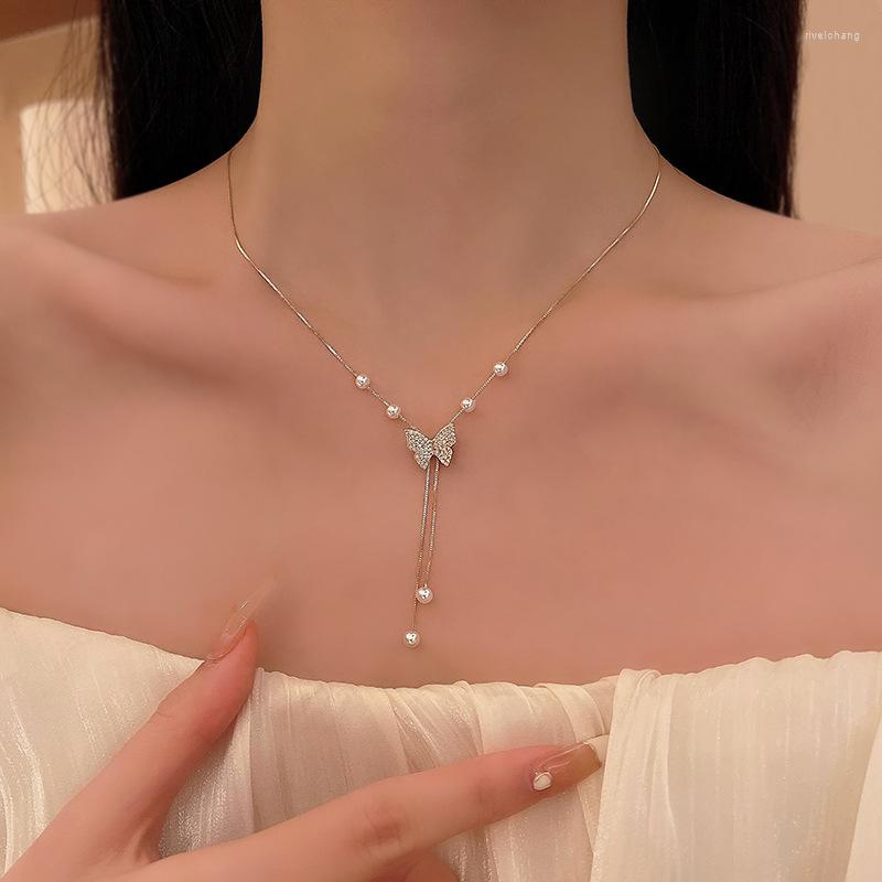 Pendant Necklaces 316L Stainless Steel Necklace For Women Butterfly Zirconia Choker Trendy Femme Jewelry
Pendant Necklaces 316L Stainless Steel Necklace For Women Butterfly Zirconia Choker Trendy Femme Jewelry