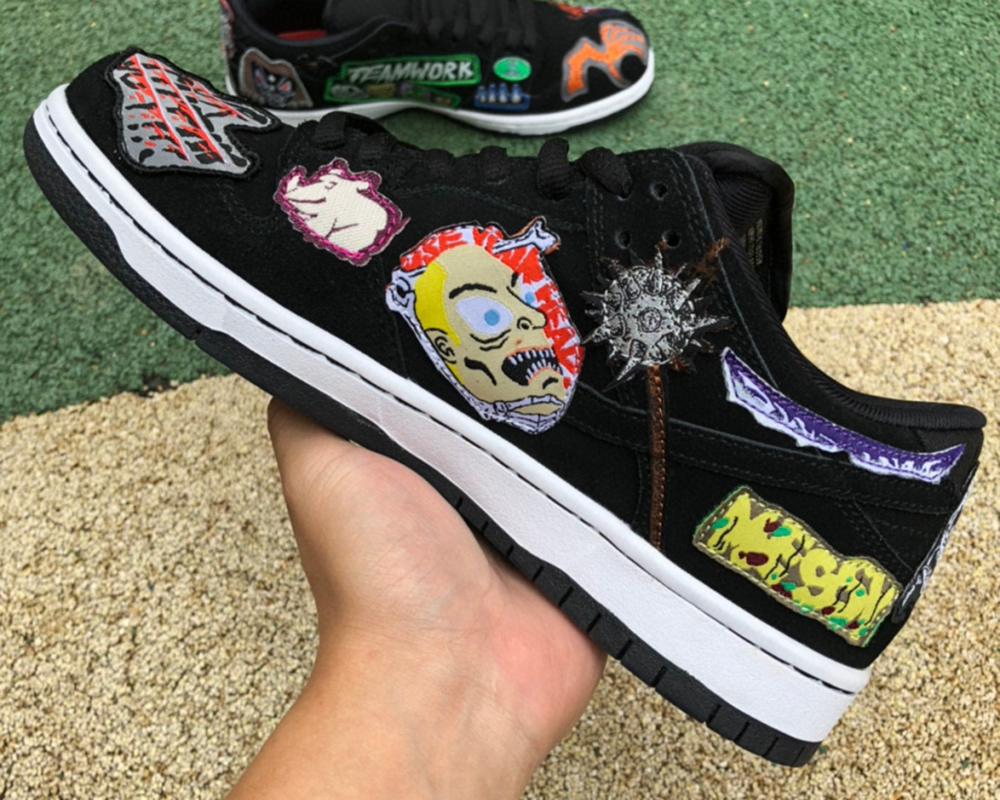 Neckface x Sb Low Black/Multi-Color Men/Women Outdoor Sneakers for Women Men Size US 4-13 EUR 36-47, #1
Neckface x Sb Low Black/Multi-Color Men/Women Outdoor Sneakers for Women Men Size US 4-13 EUR 36-47, #1