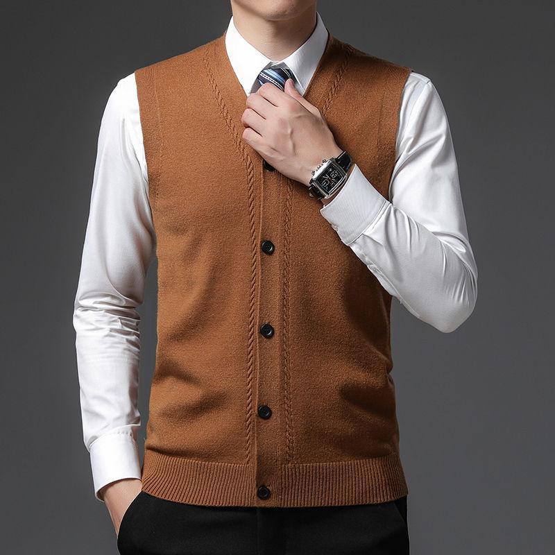 Men's Vests Fashion Sweater Cardigan Slim Fit Jumpers Knitwear V Neck Knit Vest Autumn Korean Style Casual Mens Clothes C44Men's, Black
Men's Vests Fashion Sweater Cardigan Slim Fit Jumpers Knitwear V Neck Knit Vest Autumn Korean Style Casual Mens Clothes C44Men's, Black