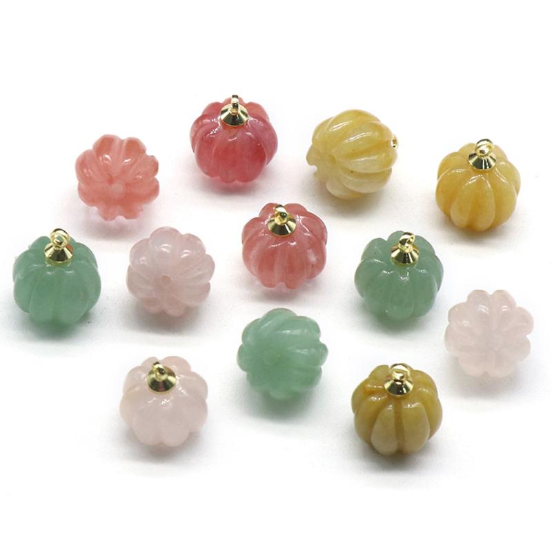 Charms Small Pendants Pumpkin Shape Natural Stone Rose Quartz Yellow Jade For Jewelry Making DIY Necklace Earrings Accessories
Charms Small Pendants Pumpkin Shape Natural Stone Rose Quartz Yellow Jade For Jewelry Making DIY Necklace Earrings Accessories