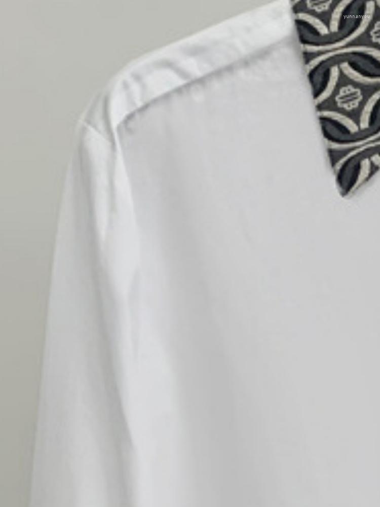 Women' Blouses Women Shirt 2023 Autumn And Winter Fashion Simple Retro Jacquard Lapel Single-breasted White Long-sleeved, Shirt white
Women' Blouses Women Shirt 2023 Autumn And Winter Fashion Simple Retro Jacquard Lapel Single-breasted White Long-sleeved, Shirt white