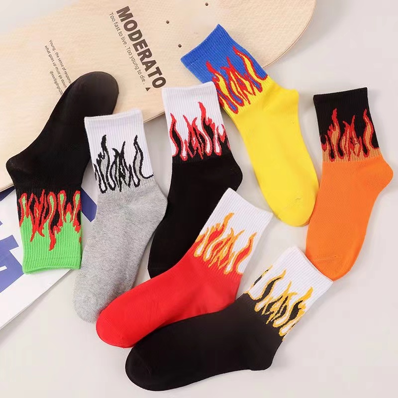 Fashion Stockings Mens Socks Multi Flame Color Fashion Mens Womens Jogging Socks Casual Pure Cotton Breathable Sports Stockings 7 colors Choose, Mixed color
Fashion Stockings Mens Socks Multi Flame Color Fashion Mens Womens Jogging Socks Casual Pure Cotton Breathable Sports Stockings 7 colors Choose, Mixed color