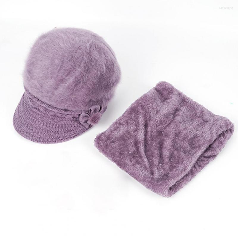 Berets 2Pcs/Set Peaked Soft Keep Warm Fall Winter Windproof Middle-aged Mom Cap Scarf Kit Ladies Hat Neck Warmer For Camping, Grey
Berets 2Pcs/Set Peaked Soft Keep Warm Fall Winter Windproof Middle-aged Mom Cap Scarf Kit Ladies Hat Neck Warmer For Camping, Grey