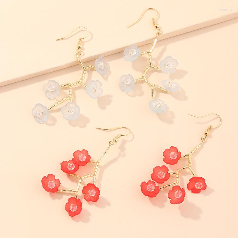 Dangle Earrings Sweet Girls Jewelry Vintage Handmade Flower Long Big Branches Alloy Fish Hooks For Womens Wedding
Dangle Earrings Sweet Girls Jewelry Vintage Handmade Flower Long Big Branches Alloy Fish Hooks For Womens Wedding