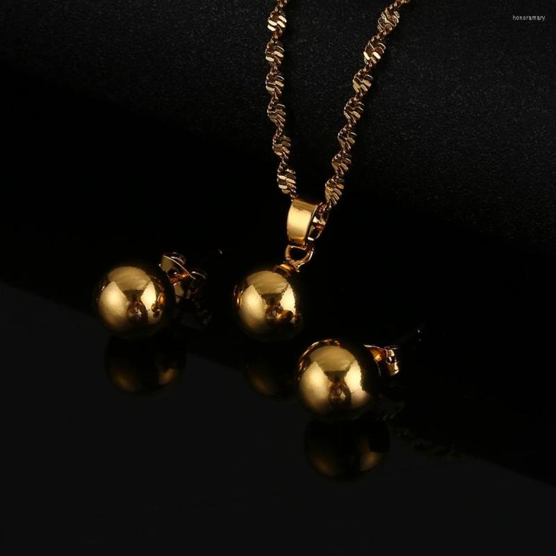 Necklace Earrings Set Gold Color Bead Pendant Necklaces Erhiopian Round Charm Women, Picture shown
Necklace Earrings Set Gold Color Bead Pendant Necklaces Erhiopian Round Charm Women, Picture shown