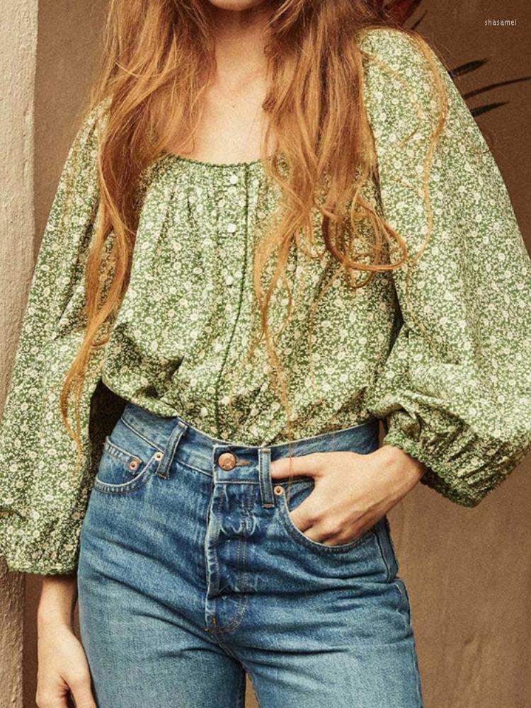 Women' Blouses Women Shirt 2023 Spring And Summer Round Neck Green Floral Print Solid Color Lace Casual Loose Long Sleeve Top, White
Women' Blouses Women Shirt 2023 Spring And Summer Round Neck Green Floral Print Solid Color Lace Casual Loose Long Sleeve Top, White