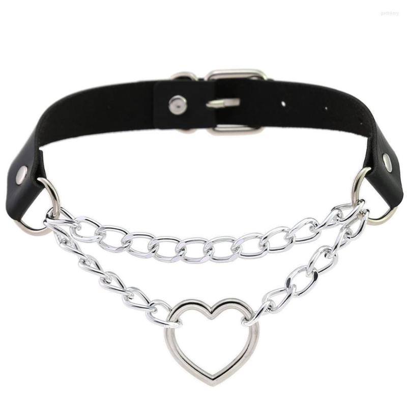 Choker Women Black PU Leather Heart Pendant Necklace Fashion Gothic Chain Punk Adjustable Neck Jewelry Buckle Chocker
Choker Women Black PU Leather Heart Pendant Necklace Fashion Gothic Chain Punk Adjustable Neck Jewelry Buckle Chocker