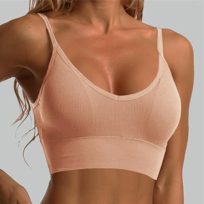 Camisoles & Tanks Gray Crop Top Women Sports Bra Seamless Wireless Sport Bras For Yoga Workout Fitness Brief Cotton Tops White, Beige
Camisoles & Tanks Gray Crop Top Women Sports Bra Seamless Wireless Sport Bras For Yoga Workout Fitness Brief Cotton Tops White, Beige