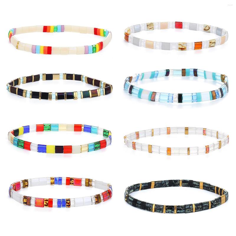 Charm Bracelets KELITCH Colorful Tila Beaded Stretch Jewelry Fashion Women Bracelet Couple Bangle Handmade Accessories Gift Wholesale
Charm Bracelets KELITCH Colorful Tila Beaded Stretch Jewelry Fashion Women Bracelet Couple Bangle Handmade Accessories Gift Wholesale