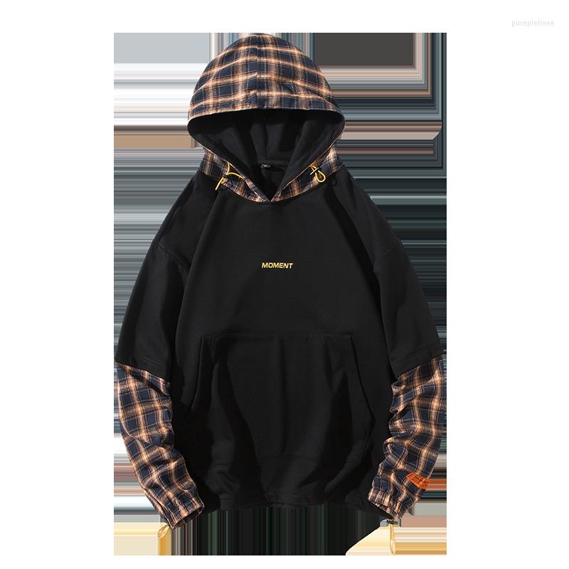 Men's Hoodies 2023 Autumn Korean Version Of The Japanese Simple Tide Boy Hit Color Hooded Fake Two Large Size Tooling Casual Pullover, Black
Men's Hoodies 2023 Autumn Korean Version Of The Japanese Simple Tide Boy Hit Color Hooded Fake Two Large Size Tooling Casual Pullover, Black