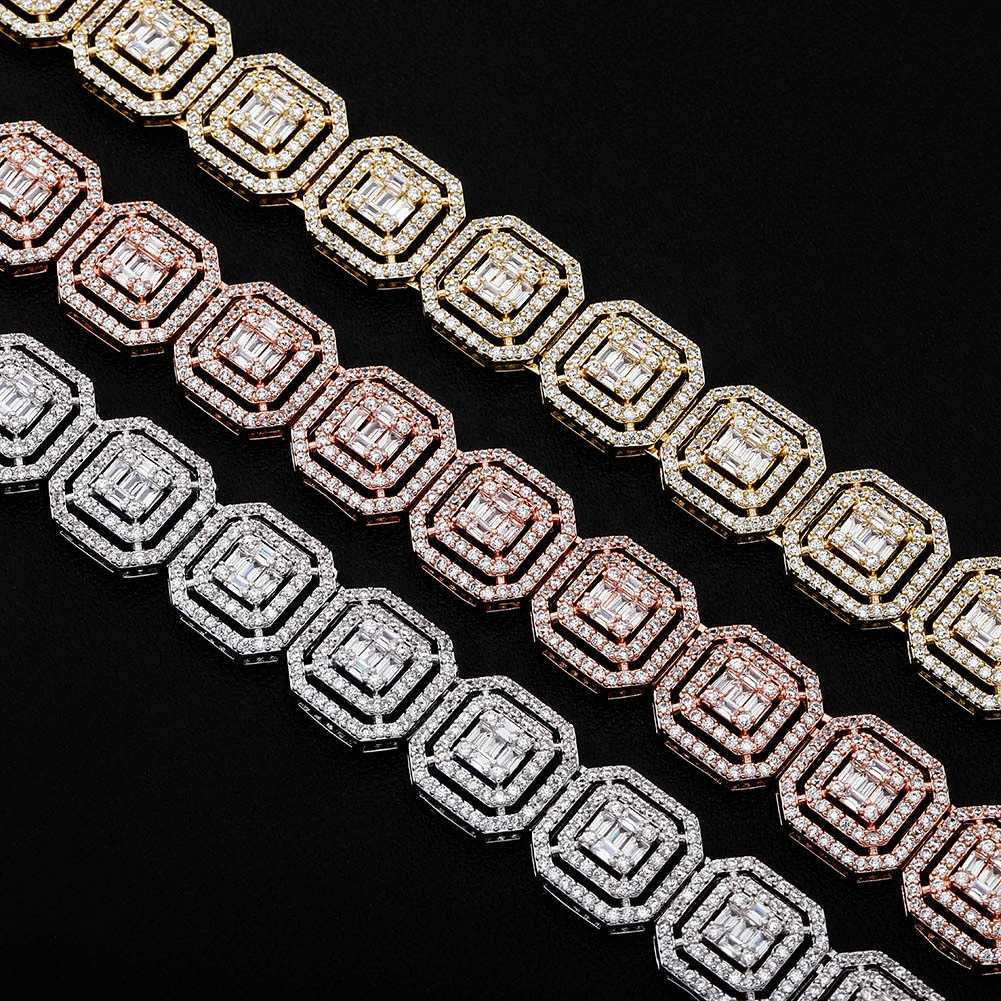 Hiphop Bling Jewelry 13mm Diamond Iced Out Collana 18k Cuban Link Chain Necklace Rapper 18 Inches for Men Women
Hiphop Bling Jewelry 13mm Diamond Iced Out Collana 18k Cuban Link Chain Necklace Rapper 18 Inches for Men Women