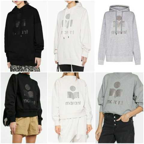 Isabel Marant Designer Sweatshirt Fashion Hoodie Loose Sweater Women Casual Long-sleeved Shirt Sweatshirt New in Autumn and Winter, Hooded gray
Isabel Marant Designer Sweatshirt Fashion Hoodie Loose Sweater Women Casual Long-sleeved Shirt Sweatshirt New in Autumn and Winter, Hooded gray