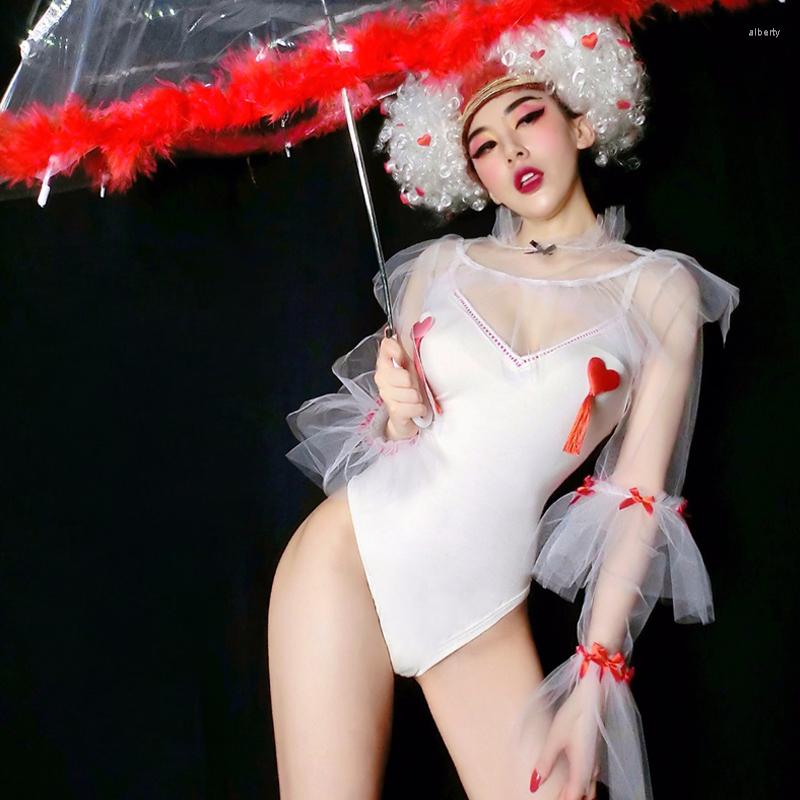 Stage Wear Pole Dancing Clothes For Women Adult Sexy Lace Jumpsuit Nightclub Female Singer Bodysuit Festival Rave Outfits DWY4693, Headdress
Stage Wear Pole Dancing Clothes For Women Adult Sexy Lace Jumpsuit Nightclub Female Singer Bodysuit Festival Rave Outfits DWY4693, Headdress