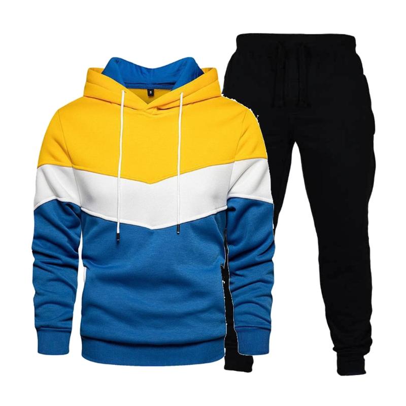 Men' Tracksuits High Quality Men Solid Color Hoodies Set Tracksuit Sportswear Sweatshirt Sweatpant 2 Pieces Suit Streetwear, White
Men' Tracksuits High Quality Men Solid Color Hoodies Set Tracksuit Sportswear Sweatshirt Sweatpant 2 Pieces Suit Streetwear, White