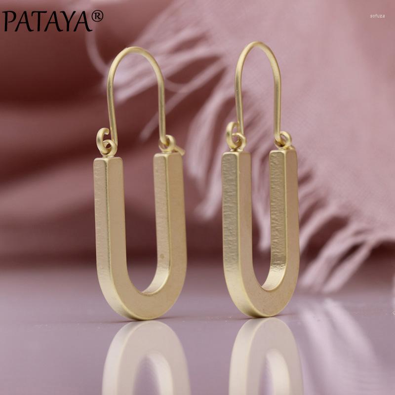 Stud Earrings PATAYA Yakin Unique Letter U Punk Women Oval Smooth Wedding Daily Party Hyperbole Fashion Jewelry
Stud Earrings PATAYA Yakin Unique Letter U Punk Women Oval Smooth Wedding Daily Party Hyperbole Fashion Jewelry