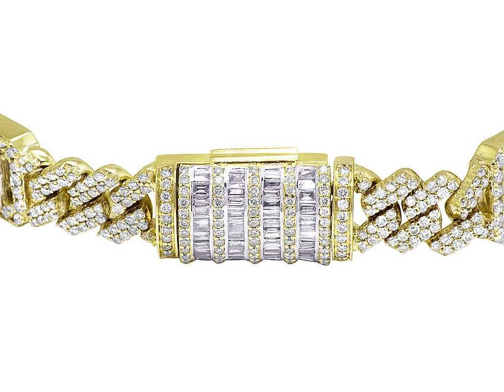 Iced Out Bling 2023 New Men Jewelry Geometric Diamond Cuban Chain Cz Cluster Charm Hip Hop Men Chain Bracelet