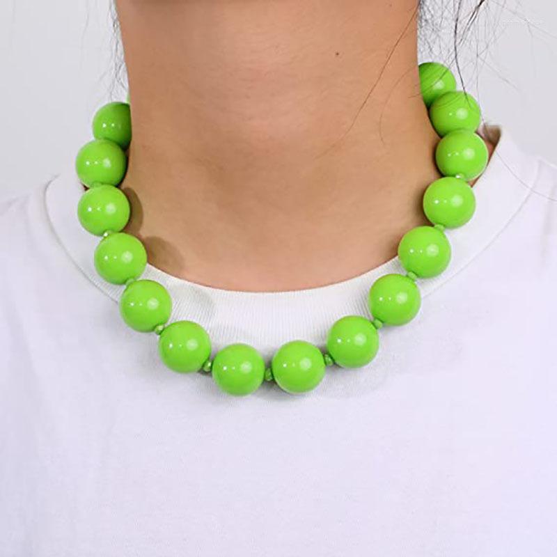 Choker Colorful Big Round Beads Necklace For Women 10mm Bead Collar Necklaces Party Jewelry
Choker Colorful Big Round Beads Necklace For Women 10mm Bead Collar Necklaces Party Jewelry