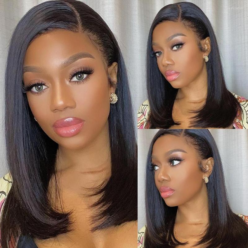 Short Bob Hair Wigs Transparent Straight Lace Front Human 150% Density Preplucked With Baby For Women, Picture shown
Short Bob Hair Wigs Transparent Straight Lace Front Human 150% Density Preplucked With Baby For Women, Picture shown