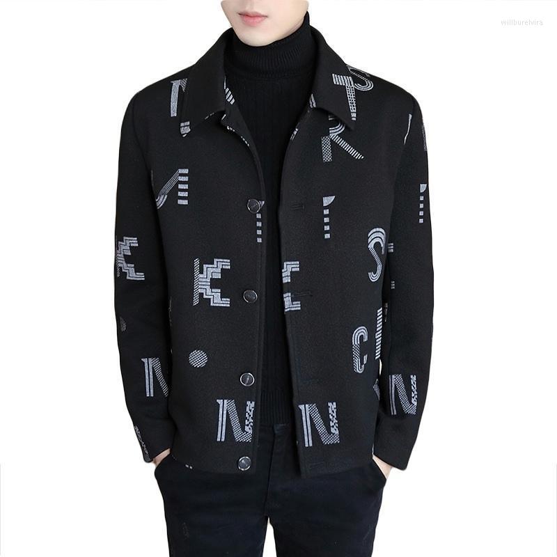 Men's Wool & Blends 2023Print Main Push Models Woolen Coat Autumn And Winter Short Jacket Will22, Black
Men's Wool & Blends 2023Print Main Push Models Woolen Coat Autumn And Winter Short Jacket Will22, Black