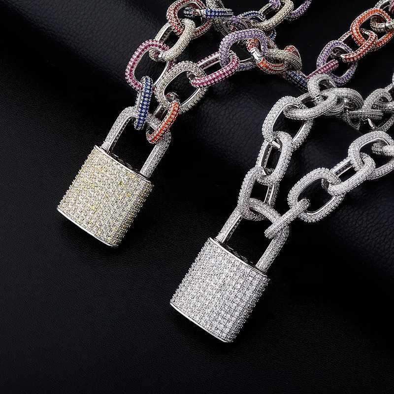 Blues Oem Jewelry Hip Hop Brass Insert Zircon Silver Gold Plated o Shape Multi Color Cuban Link Luxury Lock Shape Necklace
Blues Oem Jewelry Hip Hop Brass Insert Zircon Silver Gold Plated o Shape Multi Color Cuban Link Luxury Lock Shape Necklace