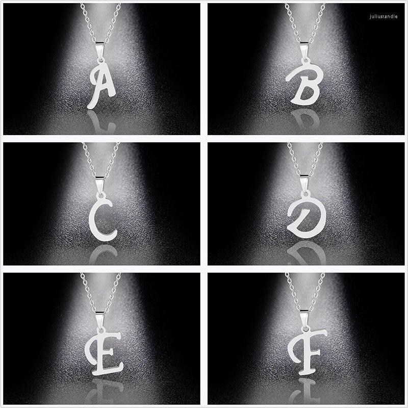 Pendant Necklaces European And American Hip-hop Stainless Steel Necklace Clavicle Chain Simple 26 English Alphabet Female
Pendant Necklaces European And American Hip-hop Stainless Steel Necklace Clavicle Chain Simple 26 English Alphabet Female