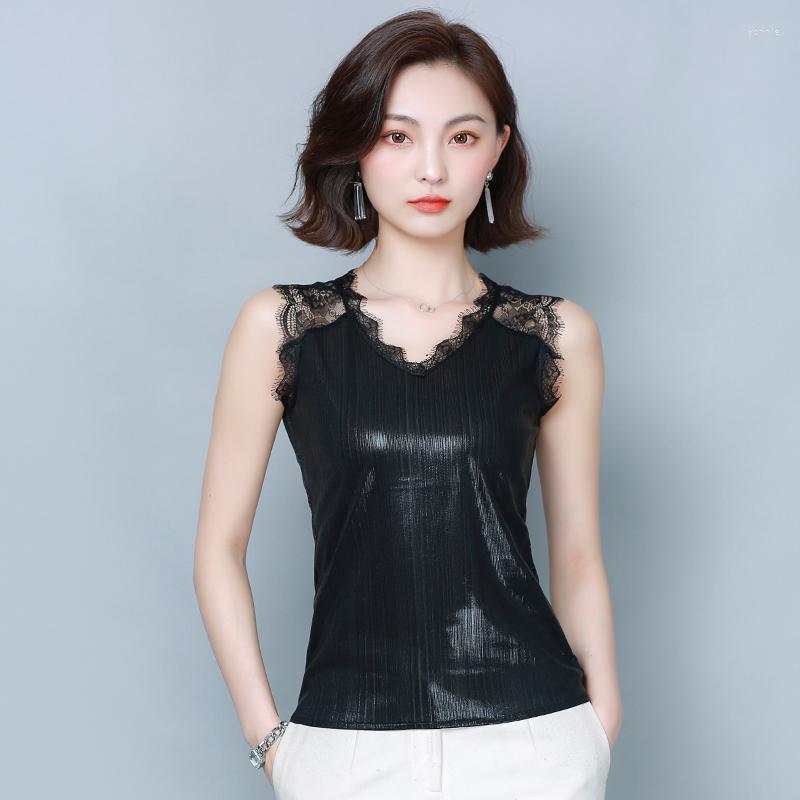 Women' Tanks Summer Women Tank Top Camisole Shiny Hollow Lce Silk Slim Ladies Thin Vest Bralette Tight Female Sleeveless T-Shirt Black
Women' Tanks Summer Women Tank Top Camisole Shiny Hollow Lce Silk Slim Ladies Thin Vest Bralette Tight Female Sleeveless T-Shirt Black