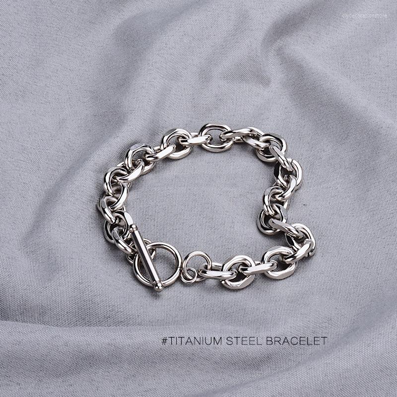 Charm Bracelets Trend Korean Version Stainless Steel Thick Chain Bracelet Luxury Hip Hop Simple Design Men's Jewelry Gift Accessories
Charm Bracelets Trend Korean Version Stainless Steel Thick Chain Bracelet Luxury Hip Hop Simple Design Men's Jewelry Gift Accessories