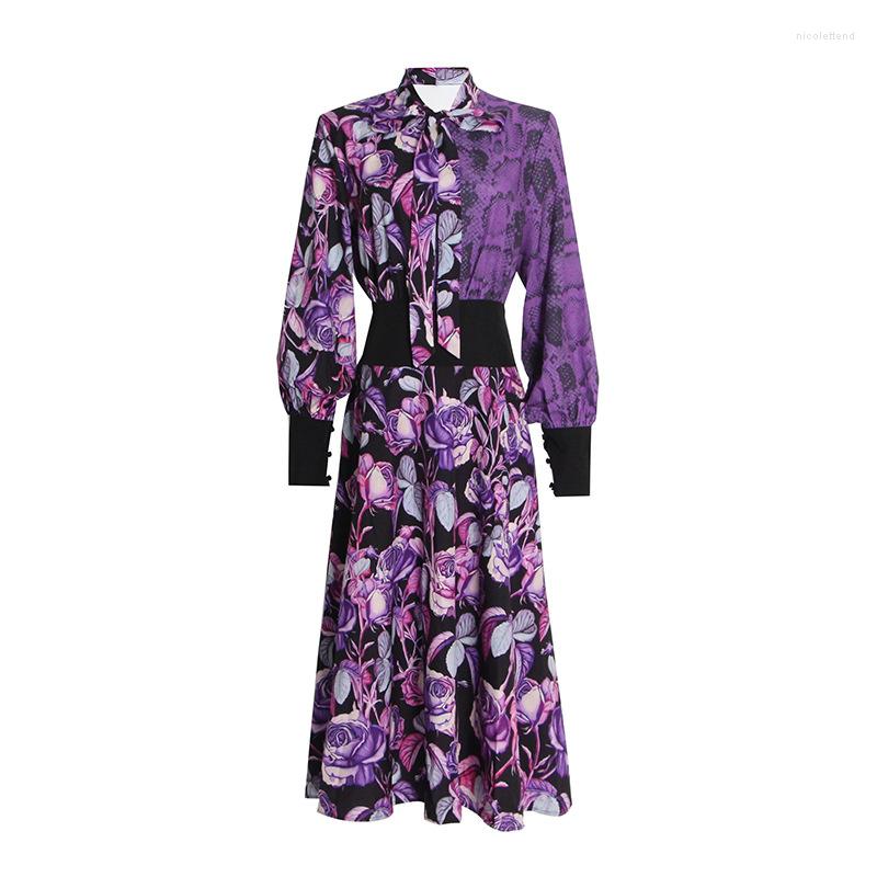 Casual Dresses Long Sleeve Rose Purple Shirt Dress For Women Spring Autumn Clothes Laces Bow Leopard Ruffle Midi Female
Casual Dresses Long Sleeve Rose Purple Shirt Dress For Women Spring Autumn Clothes Laces Bow Leopard Ruffle Midi Female