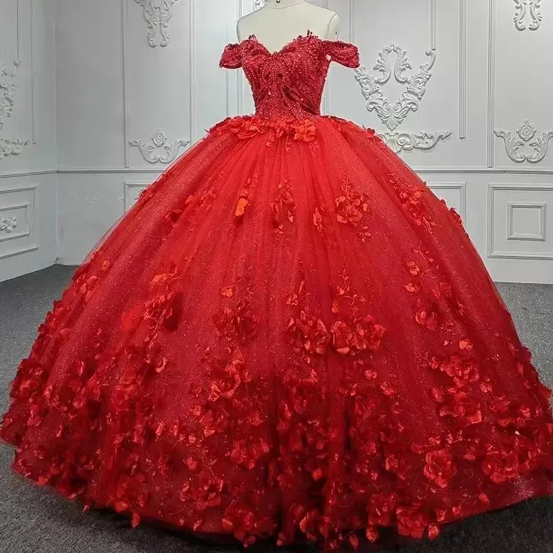 2023 Red Quinceanera Dresses Handmade Flowers Beaded Lace Applique Off the Shoulder Custom Made Sweet 15 16 Princess Pageant Ball Gown vestidos, Blue
2023 Red Quinceanera Dresses Handmade Flowers Beaded Lace Applique Off the Shoulder Custom Made Sweet 15 16 Princess Pageant Ball Gown vestidos, Blue