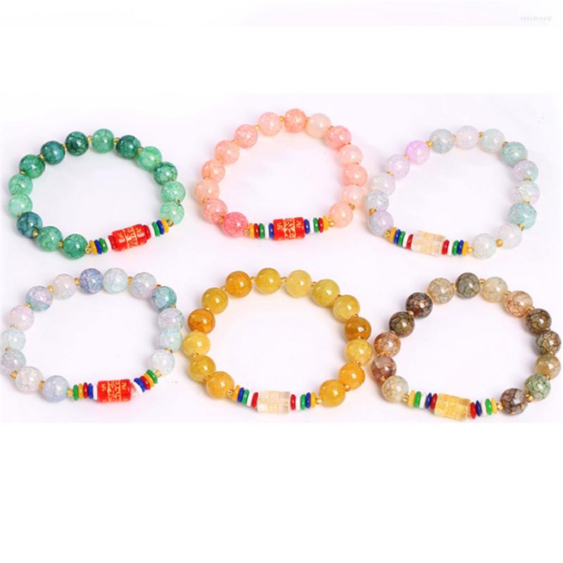 Strand Handmade Women's Buddhism Prayer Glass Crystal Beaded Round Beads Stretch Bracelet Femme Bangle Bracelets Wrap Keep Peace
Strand Handmade Women's Buddhism Prayer Glass Crystal Beaded Round Beads Stretch Bracelet Femme Bangle Bracelets Wrap Keep Peace