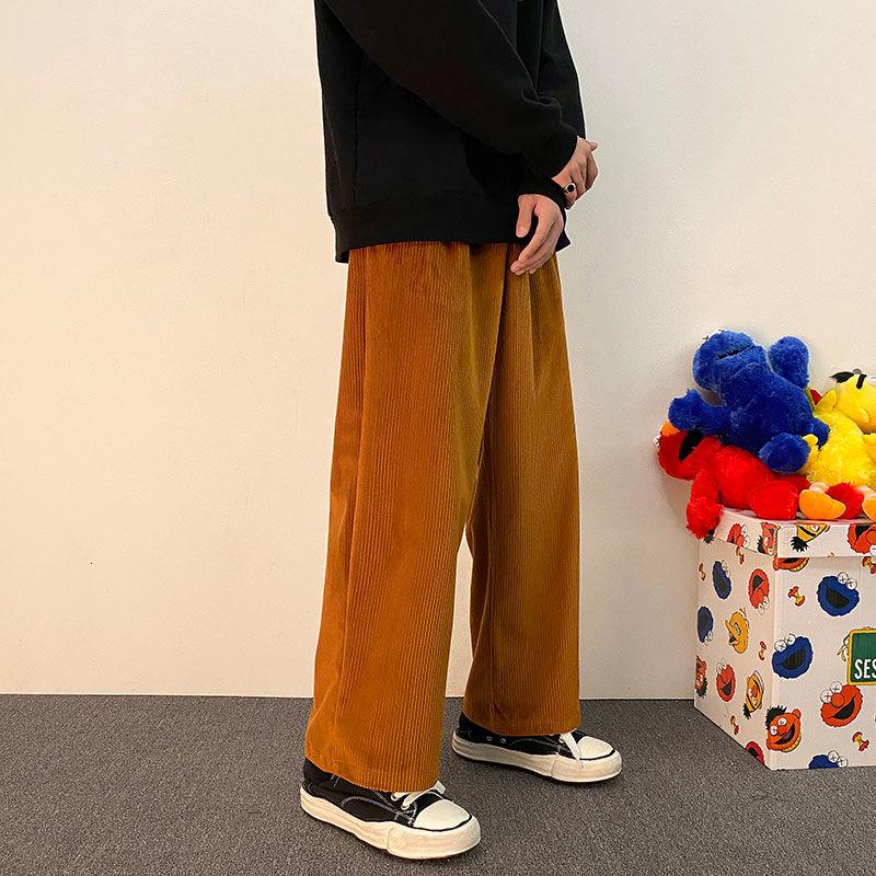 Men's Pants Autumn Corduroy Fashion Retro Casual Wide-Leg Men Streetwear Wild Loose Hip-Hop Straight Trousers Mens -5XL, Black
Men's Pants Autumn Corduroy Fashion Retro Casual Wide-Leg Men Streetwear Wild Loose Hip-Hop Straight Trousers Mens -5XL, Black