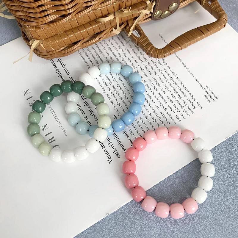 Strand Bohemian Handmade Beads Bracelet For Women Gradient Color Beaded Elastic Rope Bangle Girls Party Jewelry Accessories
Strand Bohemian Handmade Beads Bracelet For Women Gradient Color Beaded Elastic Rope Bangle Girls Party Jewelry Accessories