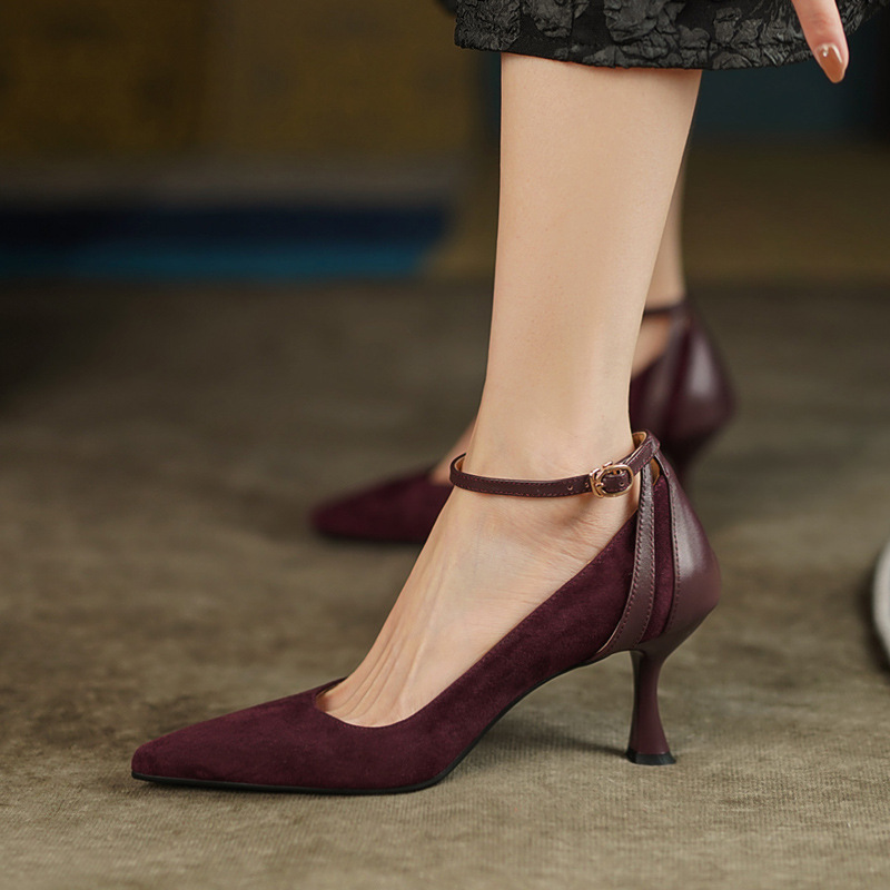 Fashion Buckle Strap High heeled Shoes Women 2023 Sheepskin Lady Oxfords Wedding Bridal Dress Shoes
Fashion Buckle Strap High heeled Shoes Women 2023 Sheepskin Lady Oxfords Wedding Bridal Dress Shoes