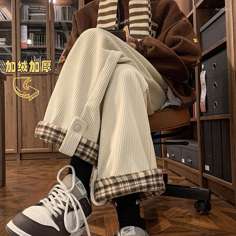 Men's Pants ZCSMLL Corduroy Hemmed Trousers Men's Winter Casual Plush Thickened Autumn Straight Loose, Black
Men's Pants ZCSMLL Corduroy Hemmed Trousers Men's Winter Casual Plush Thickened Autumn Straight Loose, Black