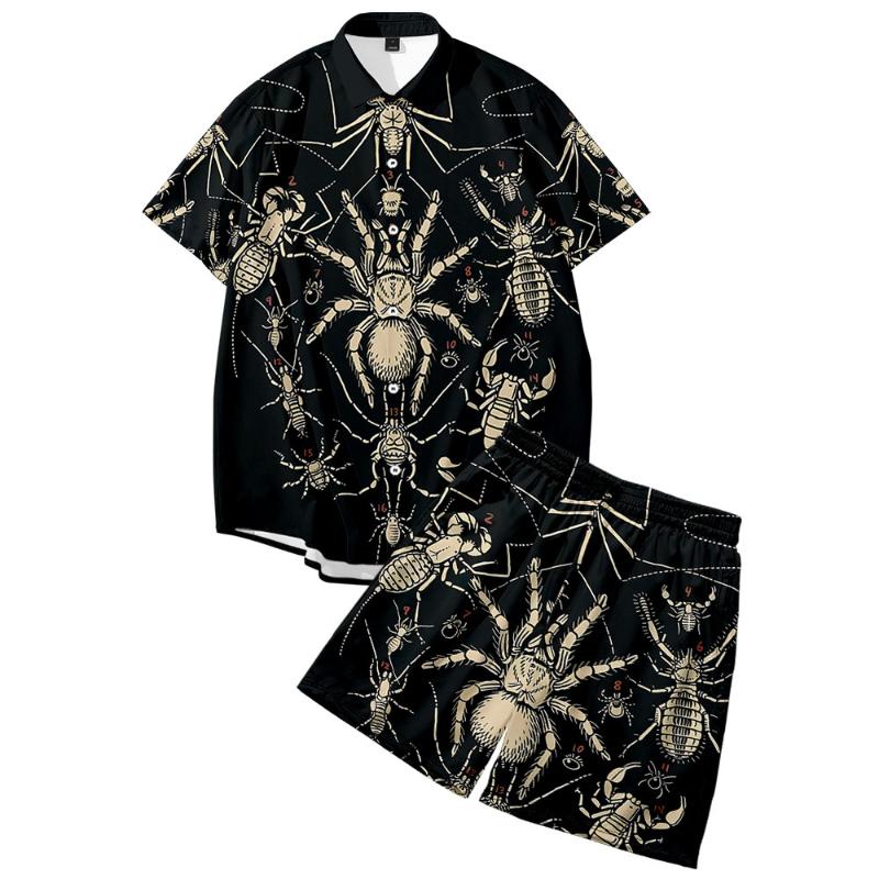 Men' Tracksuits Shirts Suit 3D Digital Printing Summer Simple Animal Series Casual Short Sleeve Shirt Shorts 2 Piece Set Men Clot, 10
Men' Tracksuits Shirts Suit 3D Digital Printing Summer Simple Animal Series Casual Short Sleeve Shirt Shorts 2 Piece Set Men Clot, 10