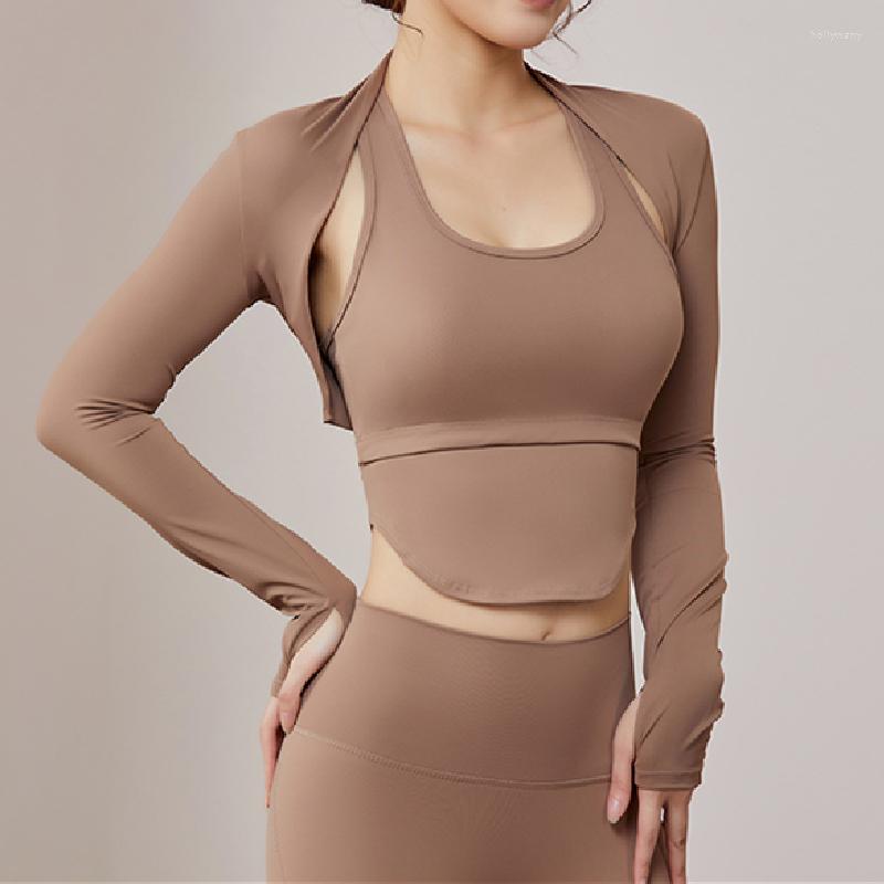 Active Shirts Women Yoga Set Thumb Hole Long Sleeve Fitness Crop Top Sports Coat Running Tight Wear Tank Vest Workout Clothes, Fbf2235701
Active Shirts Women Yoga Set Thumb Hole Long Sleeve Fitness Crop Top Sports Coat Running Tight Wear Tank Vest Workout Clothes, Fbf2235701